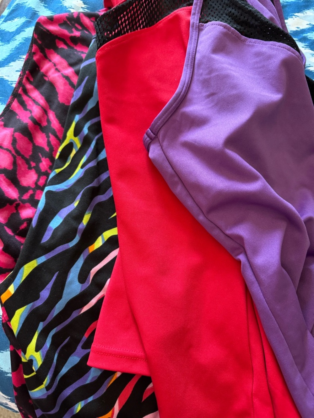 Set of Four POPFIT Activewear, two tops, two pants